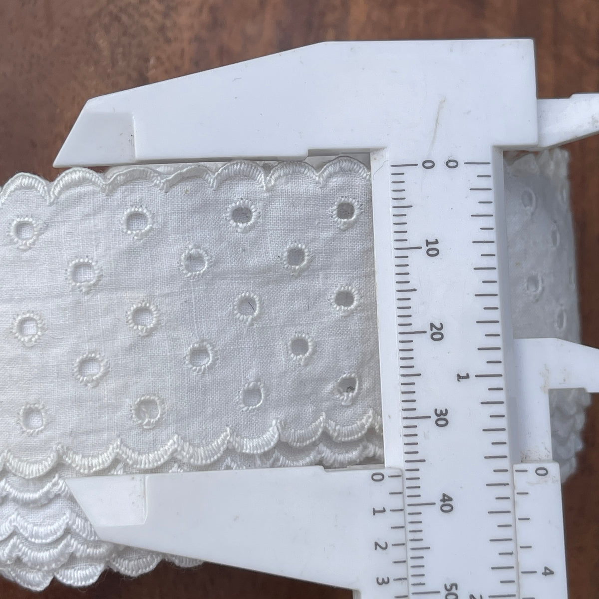 Unreleased: Antique Victorian White Hand Stitched Broderie Anglaise Trim