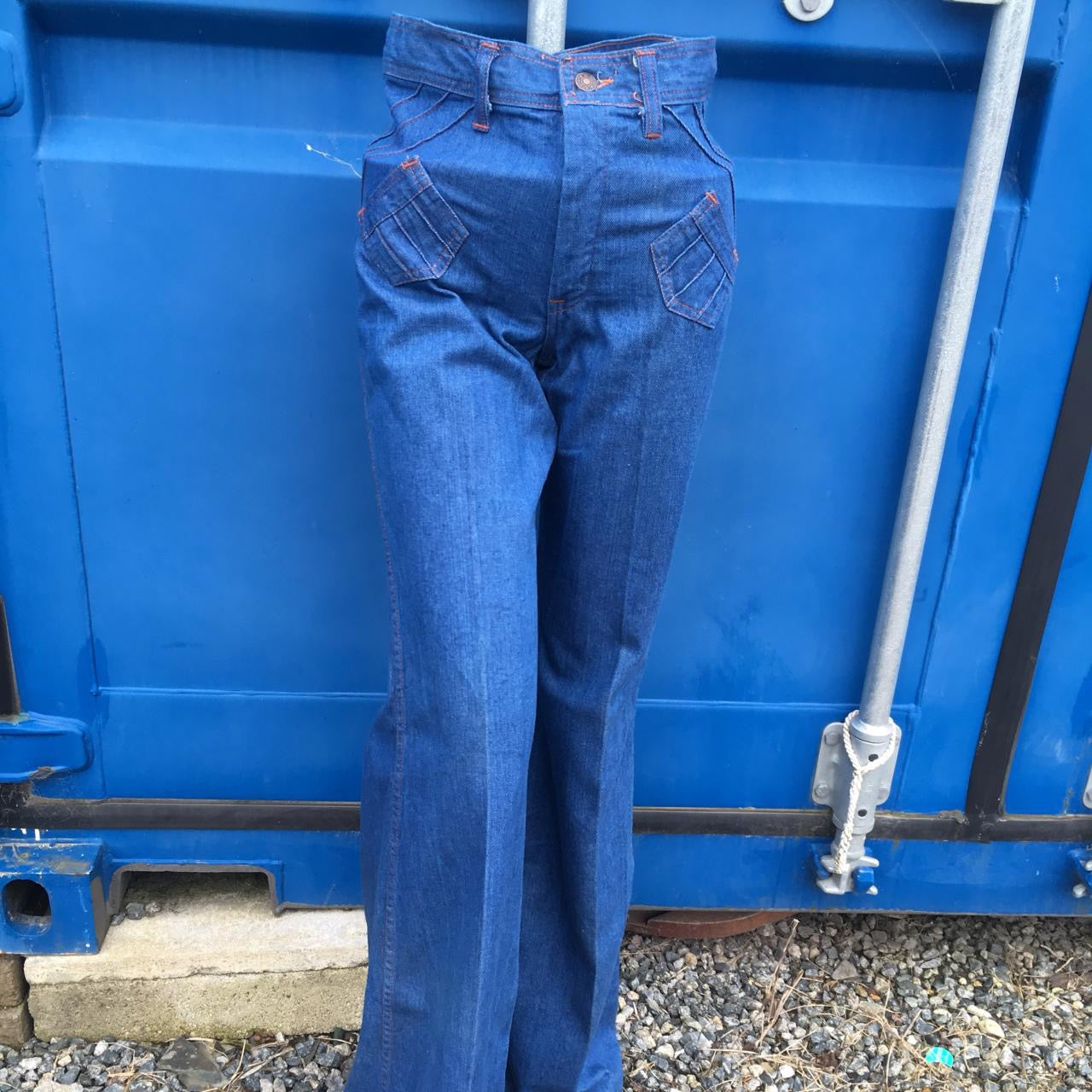 Vintage 70s Indigo Denim Flares