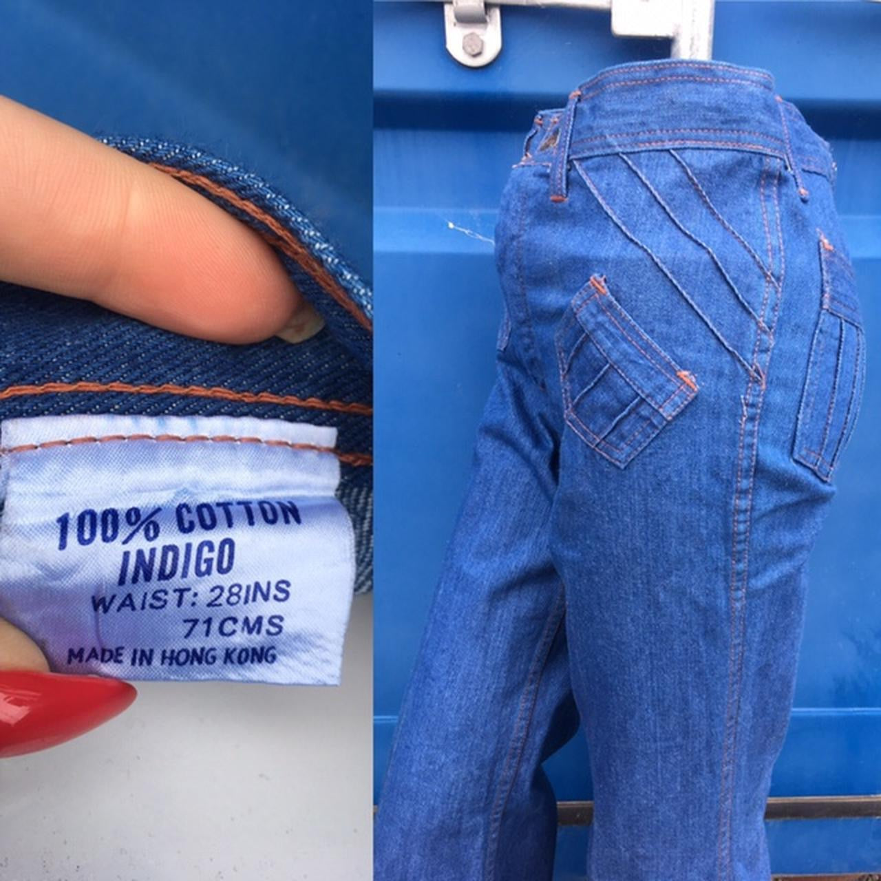 Vintage 70s Indigo Denim Flares