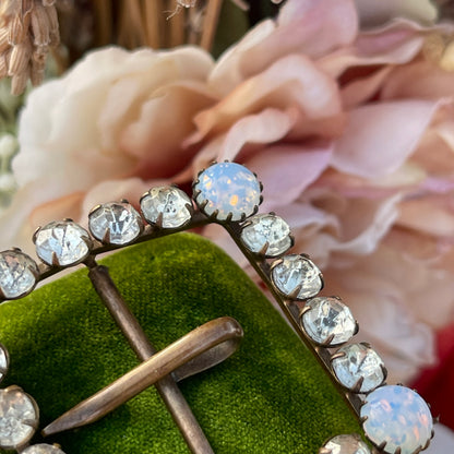 Unreleased: Victorian Opaline Paste Square Buckle
