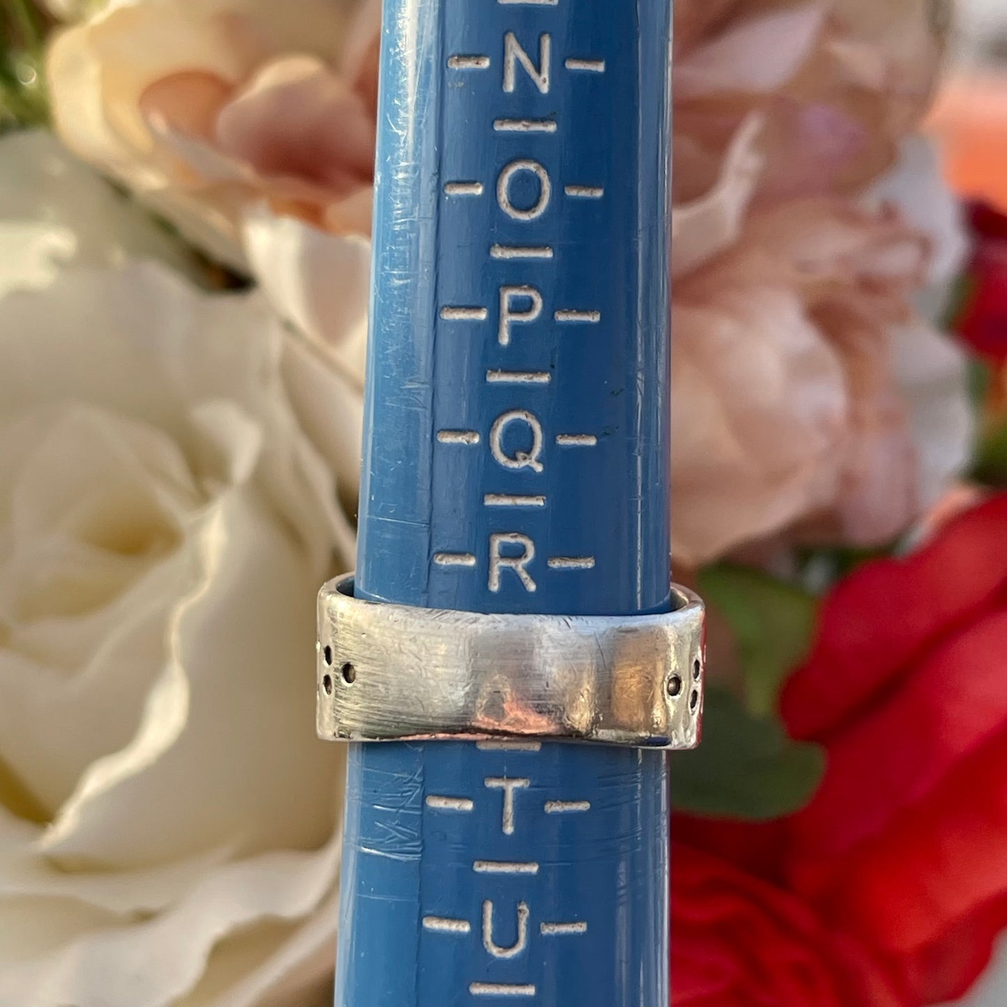 Vintage Sterling Silver Sleeping Beauty Turquoise Carolyn Pollack Ring S 14g