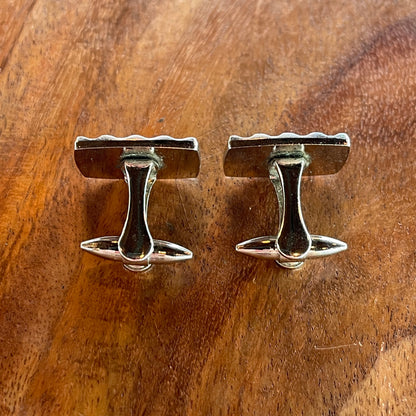Vintage Midcentury Stratton Silver Tone Cufflinks