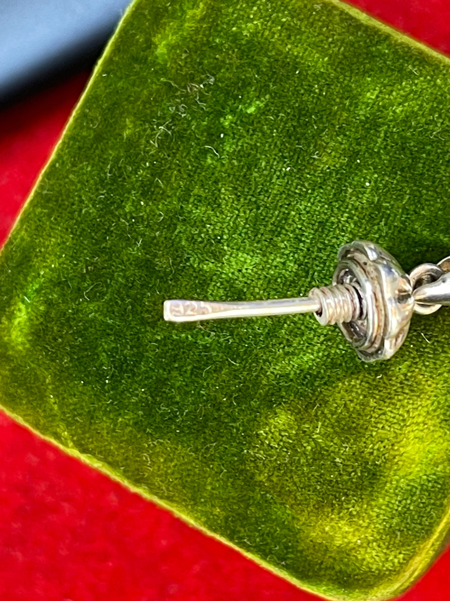 Silver Antique Revival Perfume Bottle Pendant