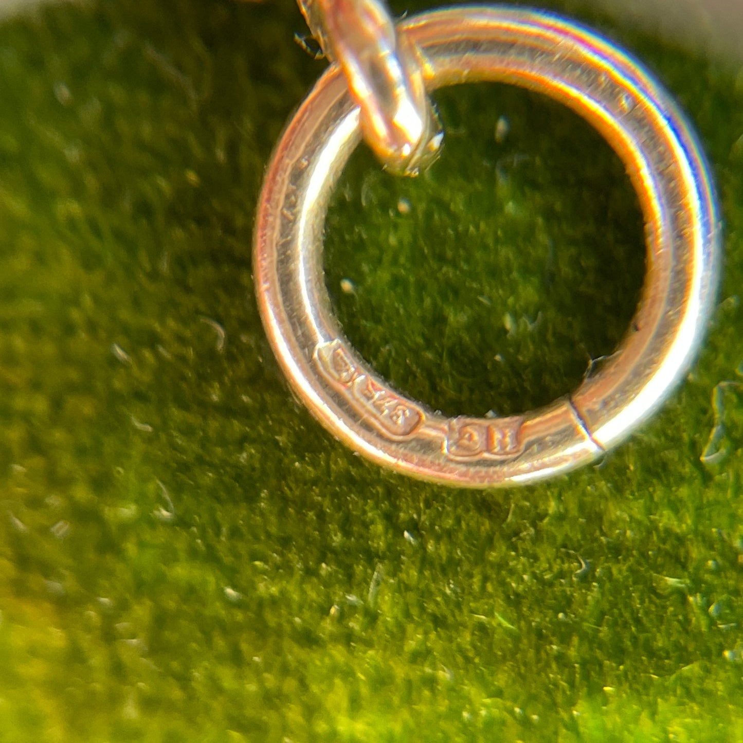 Vintage 9ct Gold Envelope Charm Pendant Letter RARE Antique Revival 3g