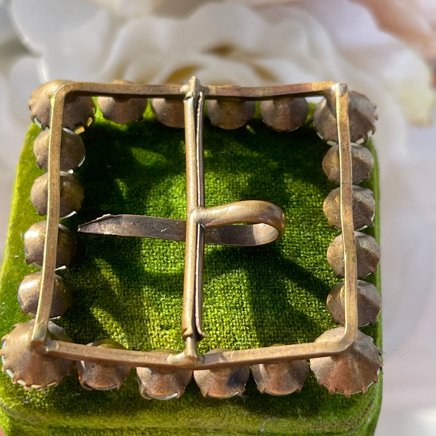 Unreleased: Victorian Opaline Paste Square Buckle
