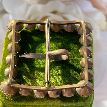 Unreleased: Victorian Opaline Paste Square Buckle