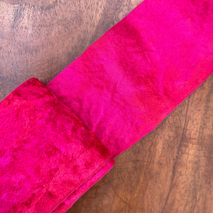 Antique Pink Silk Velvet Ribbon 2”