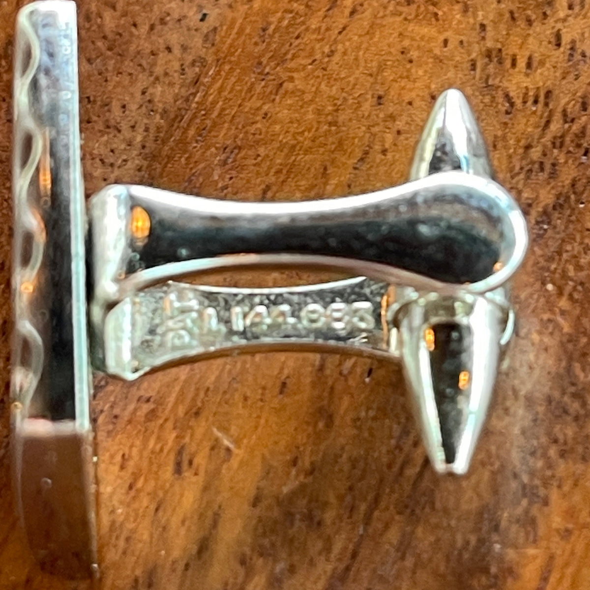 Vintage Midcentury Stratton Silver Tone Cufflinks