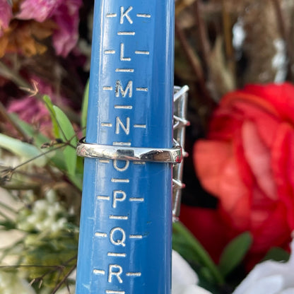 Vintage Sterling Silver Huge XXL Labradorite Ring Rectangular O-P