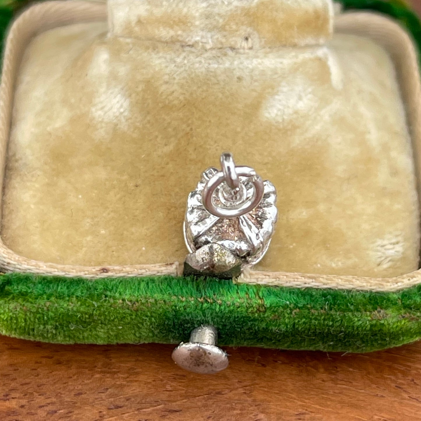Vintage Sterling Silver Regal Crown Charm