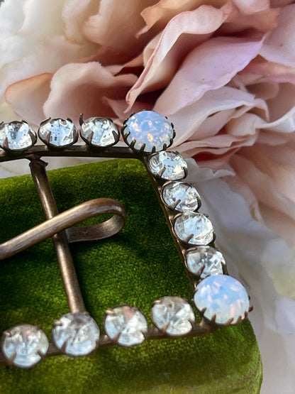 Unreleased: Victorian Opaline Paste Square Buckle