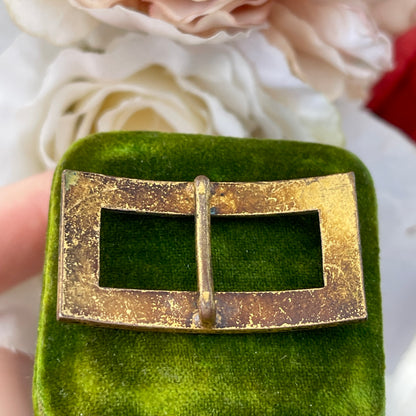 Unreleased: Art Deco Blue Guilloché Enamel Buckle