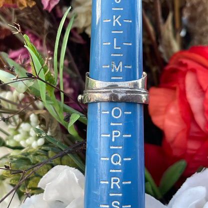 Vintage sterling Silver BA SUARTI amber Ring Chunky Boho Balinese