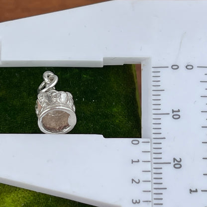 Vintage Sterling Silver Regal Crown Charm