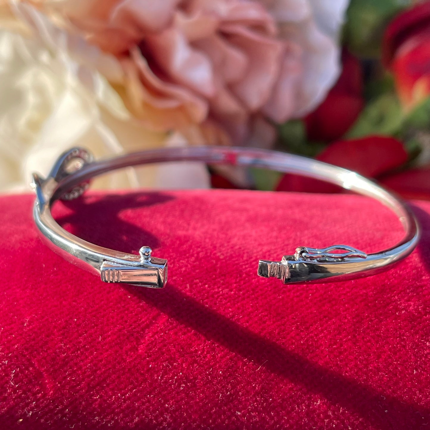 Sterling Silver Infinity DiamonFlash Warren James Bangle Bracelet RRP £179