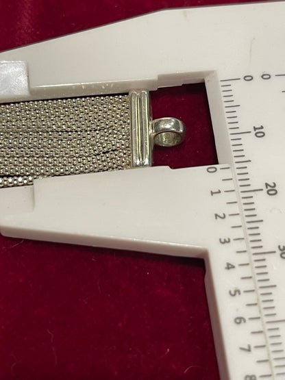 Italian Sterling Silver MILOR Multi 10 Strand Chain Bracelet 925