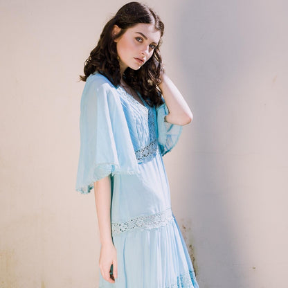 THE AQUA MEXICAN LACE