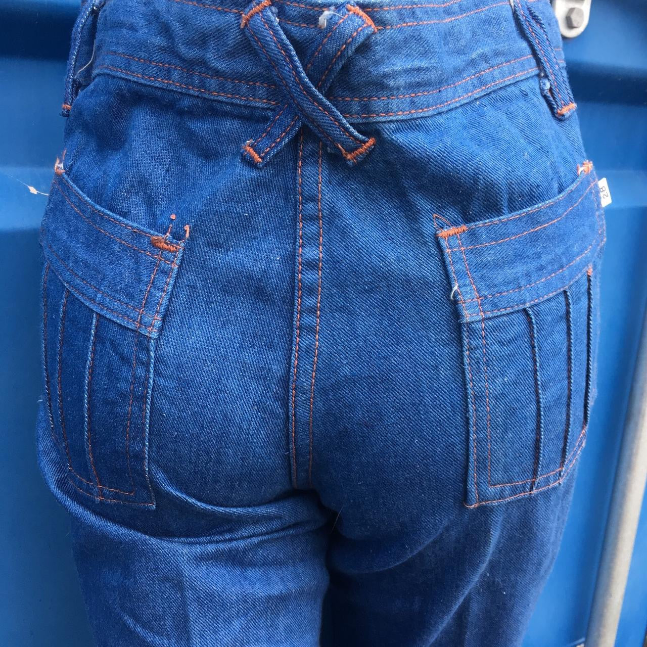 Vintage 70s Indigo Denim Flares