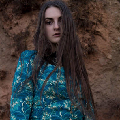 Vintage Blue Baroque Jacket