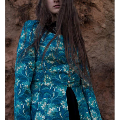 Vintage Blue Baroque Jacket