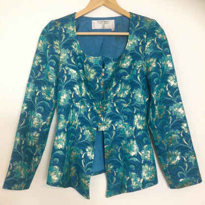 Vintage Blue Baroque Jacket