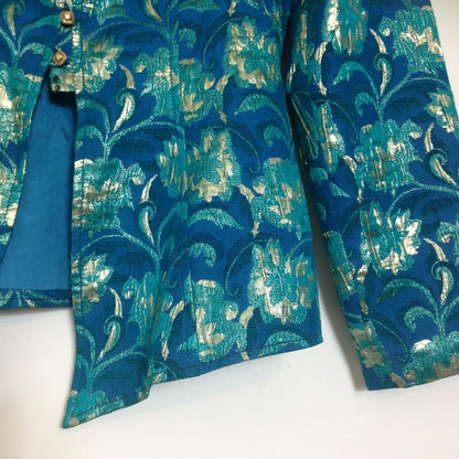 Vintage Blue Baroque Jacket