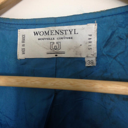 Vintage Blue Baroque Jacket