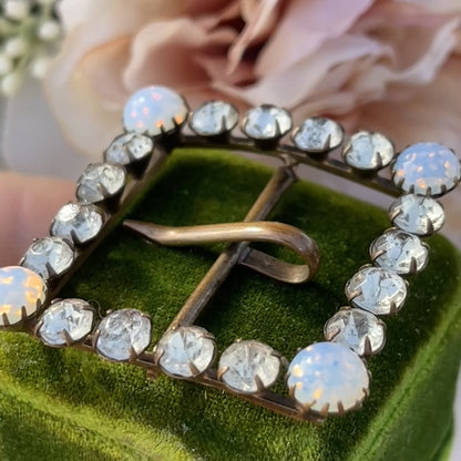 Unreleased: Victorian Opaline Paste Square Buckle